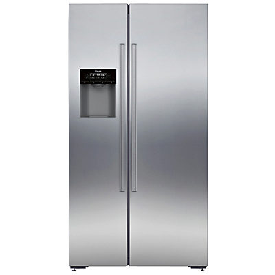 Neff KA3923I20G American Style Fridge Freezer, A+ Energy Rating, 90cm Wide, Stainless Steel Neff KA3923I20G American Style Fridge Freezer, A+ Energy Rating, 90cm Wide, Stainless Steel